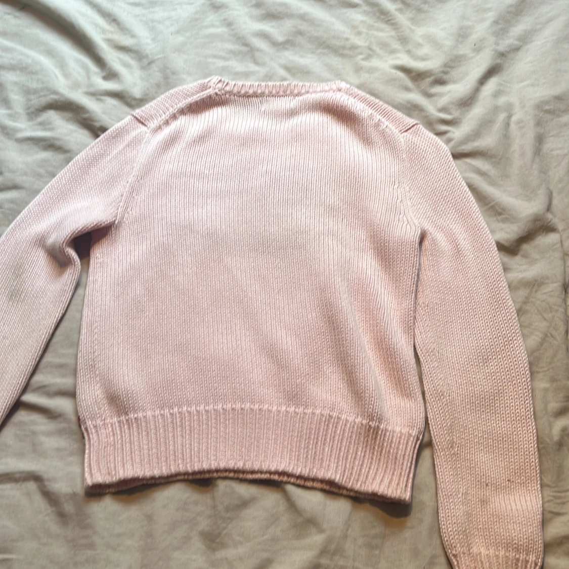 Ljusrosa stickad tröja Polo Ralph Lauren - 3