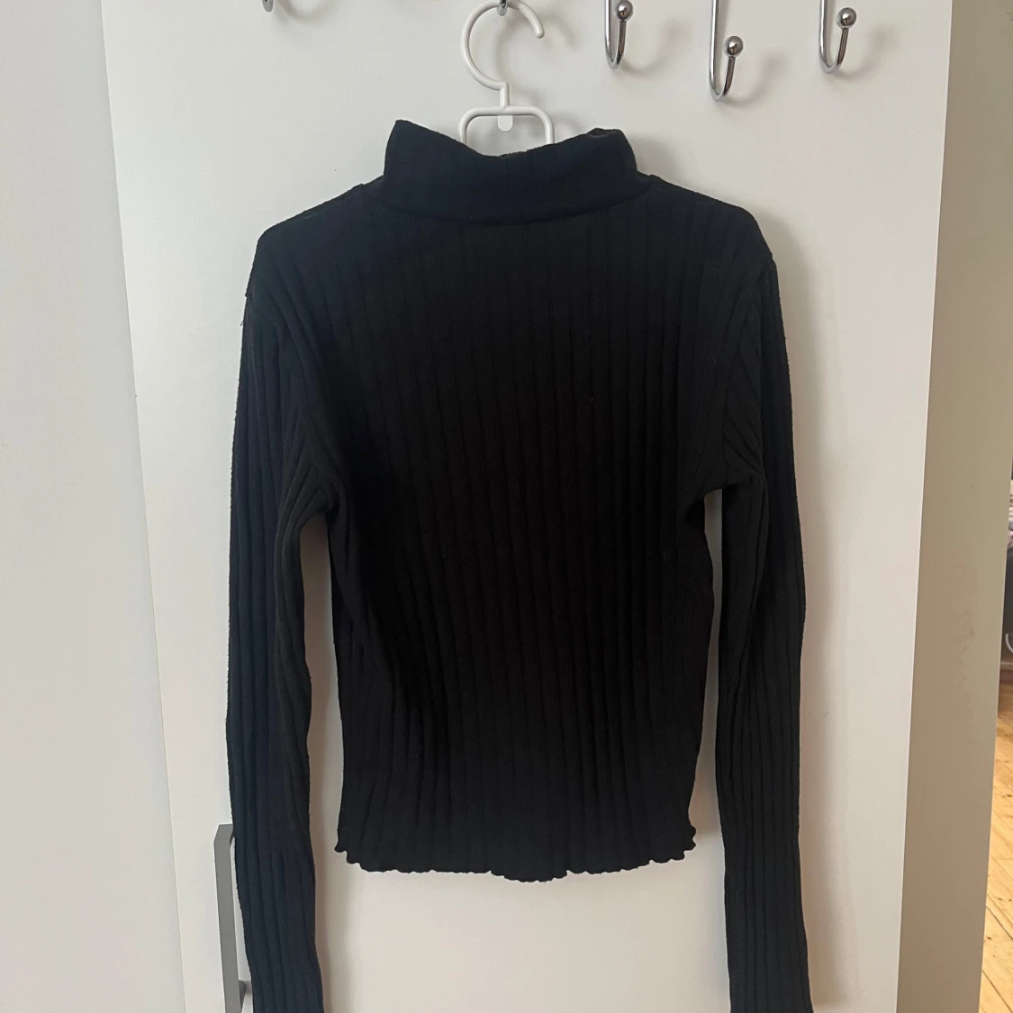 Svart långärmad turtleneck top!