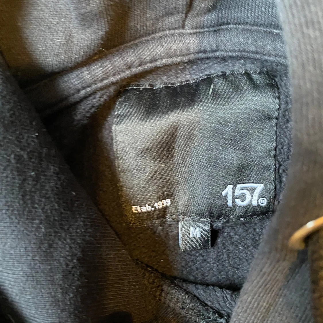 Svart hoodie från Lager 157 i bomull - 1