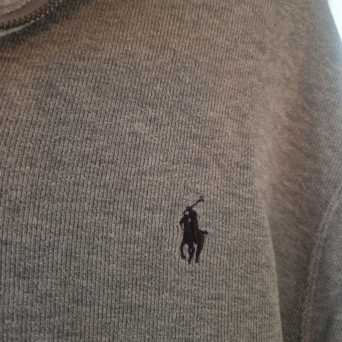 Grå half zip tröja Polo Ralph Lauren