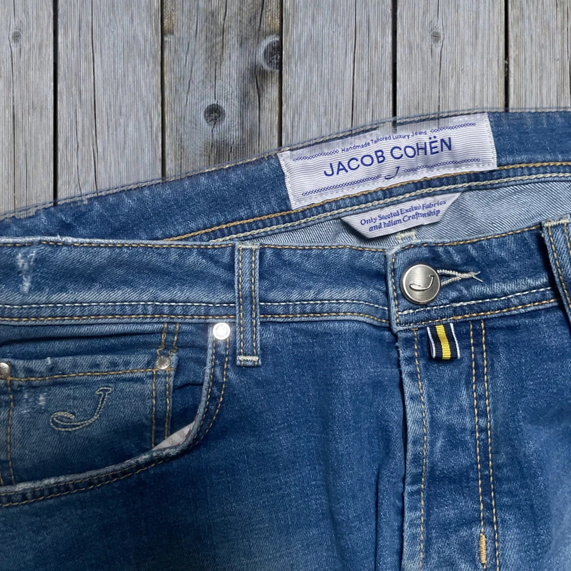 Jacob Cohen Jeans Med Slitningar Blå - 2