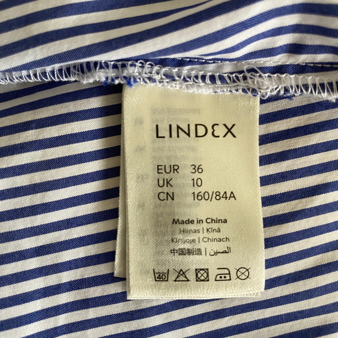 Blåvit randig skjorta Holly & Whyte - 3