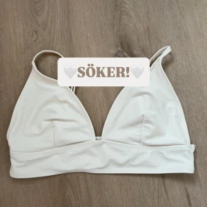 🤍SÖKER BIKINIÖVERDELEN!🤍 - SÖKER denna vita bikiniöverdel från Nelly i storlek M, helst i nyskick!