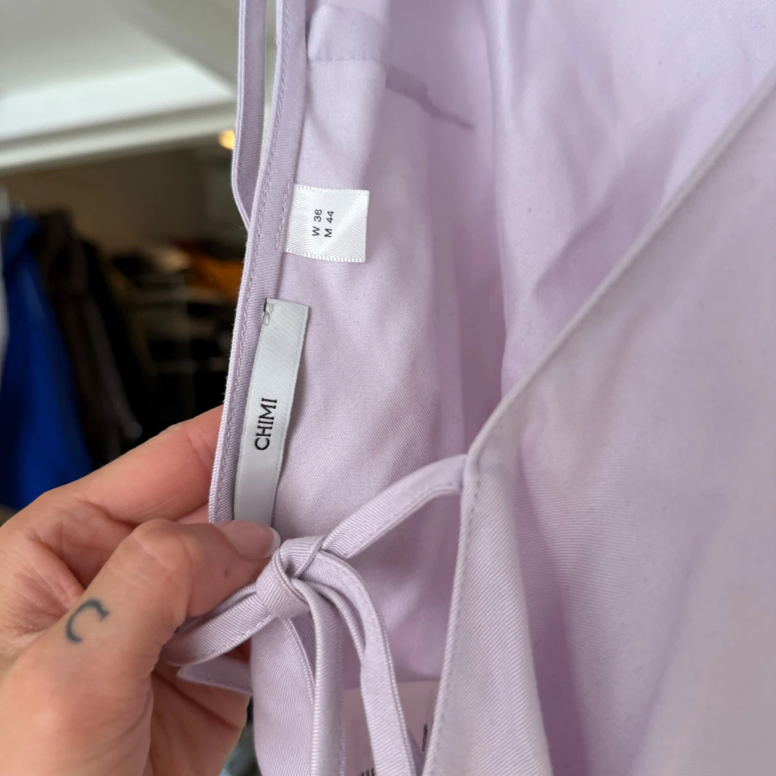 Ljuslila omlottopp från CHIMI - 3