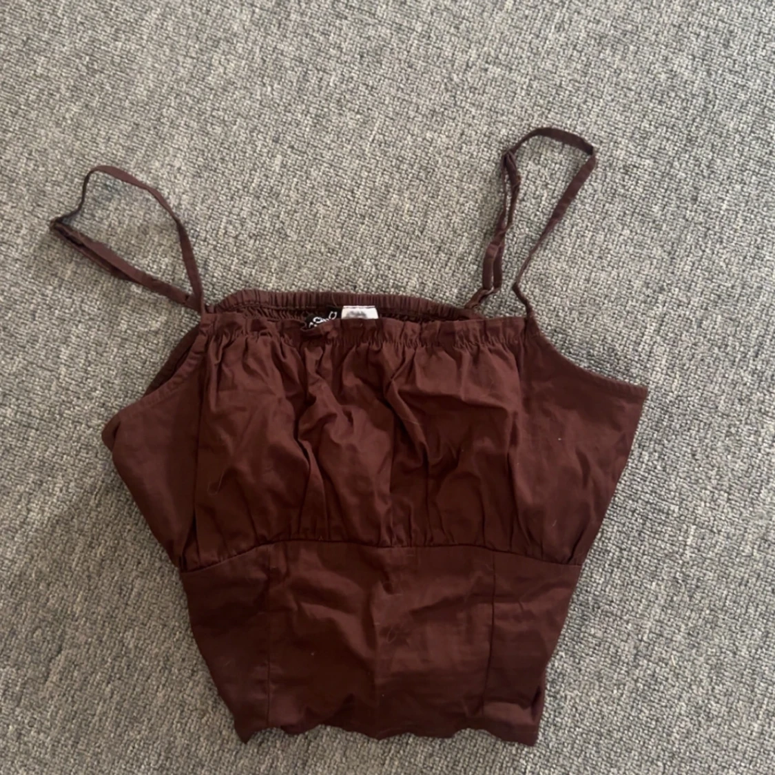 Brun linnetopp från H&M Divided