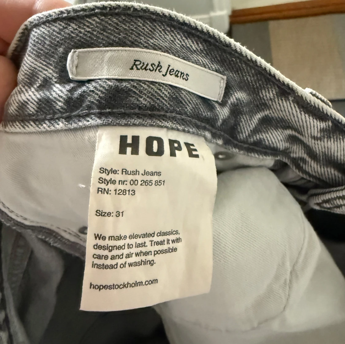 Hope rush jeans grå - 4