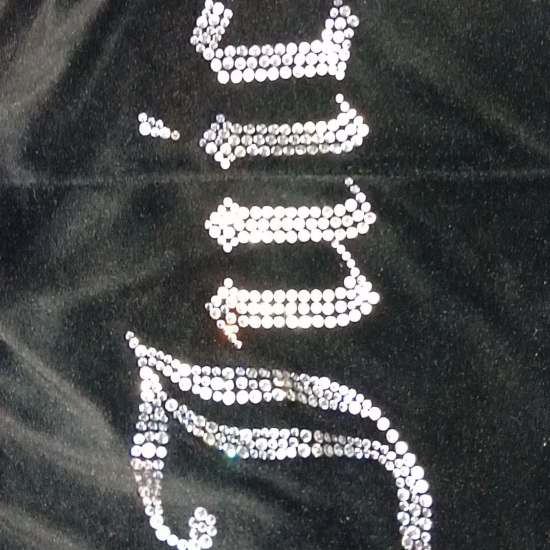 Juicy Couture svart velour set - 2