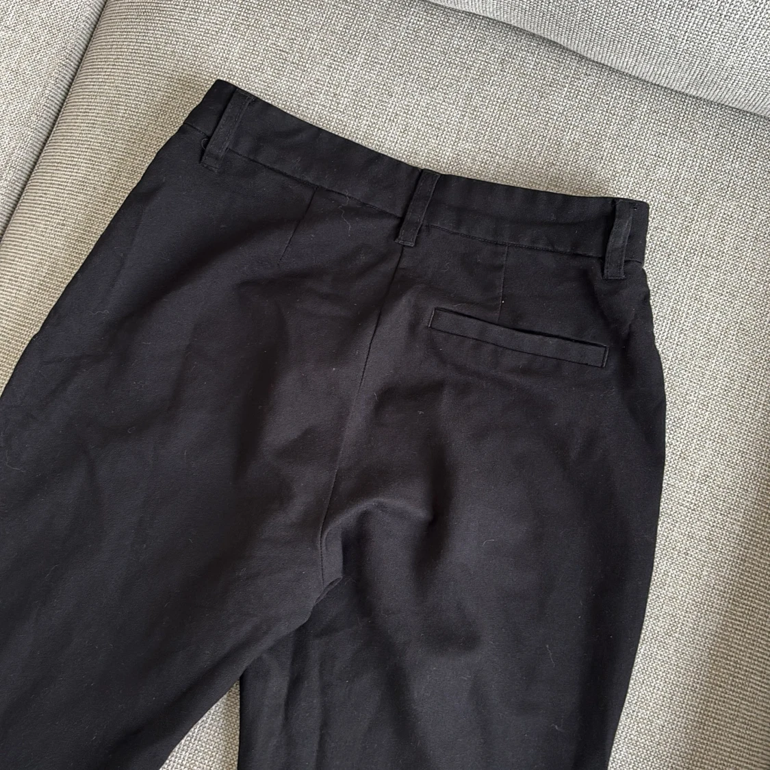 Svarta bootcut kostymbyxor - 2