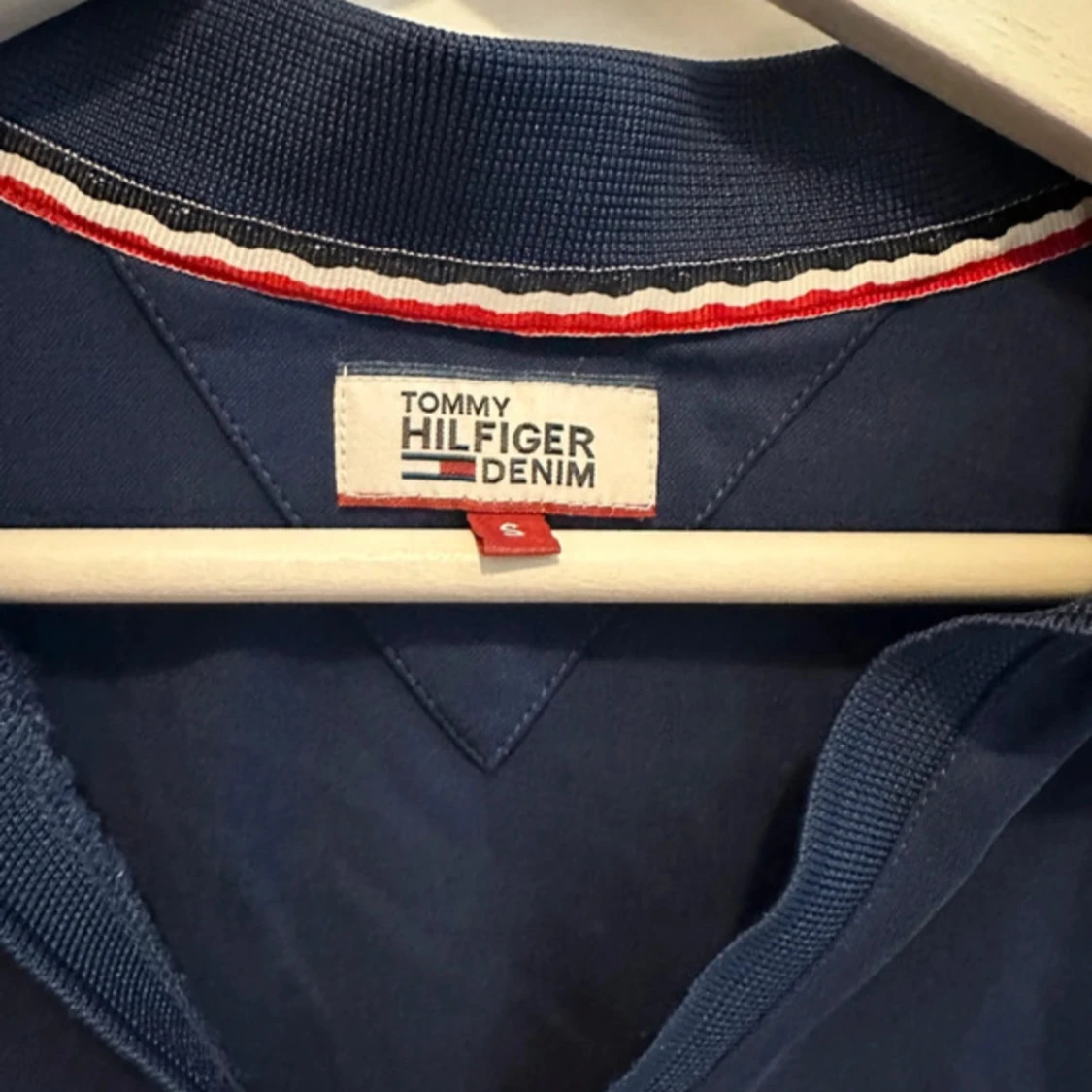 Blå pikétröja Tommy Hilfiger Denim - 1