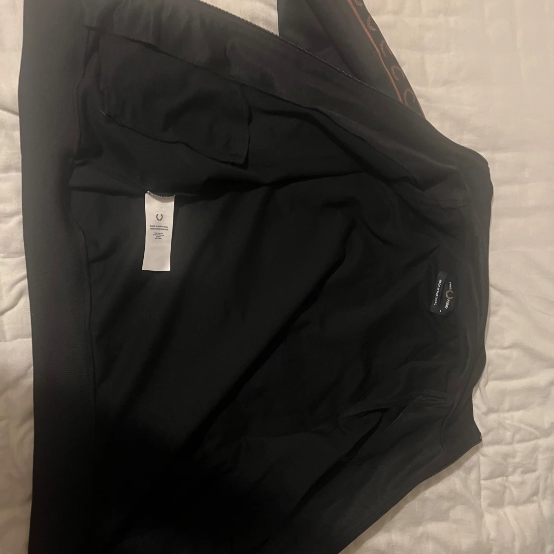 Svart Fred Perry track jacket - 1