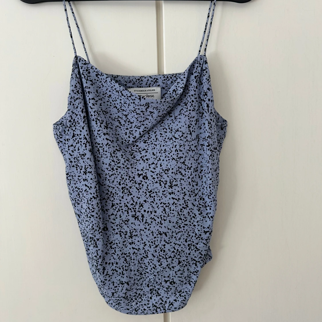 Ljusblå mönstrad linnetopp  & Other Stories - 2