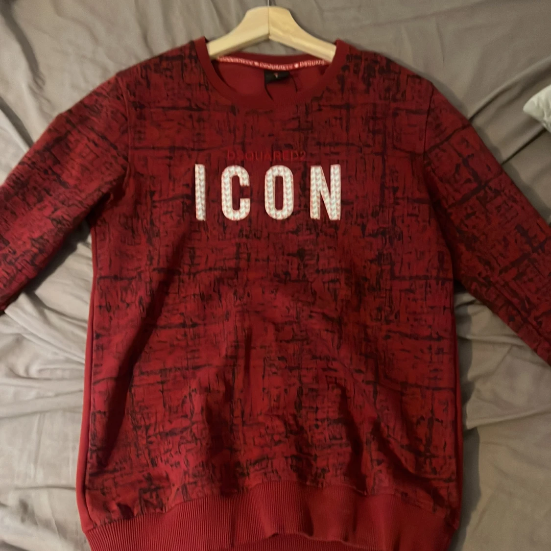 Röd Dsquared2 ICON sweatshirt S