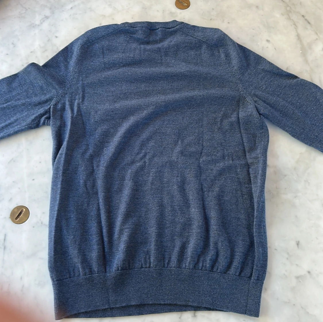 Blå merinoulltröja från Morris - 1