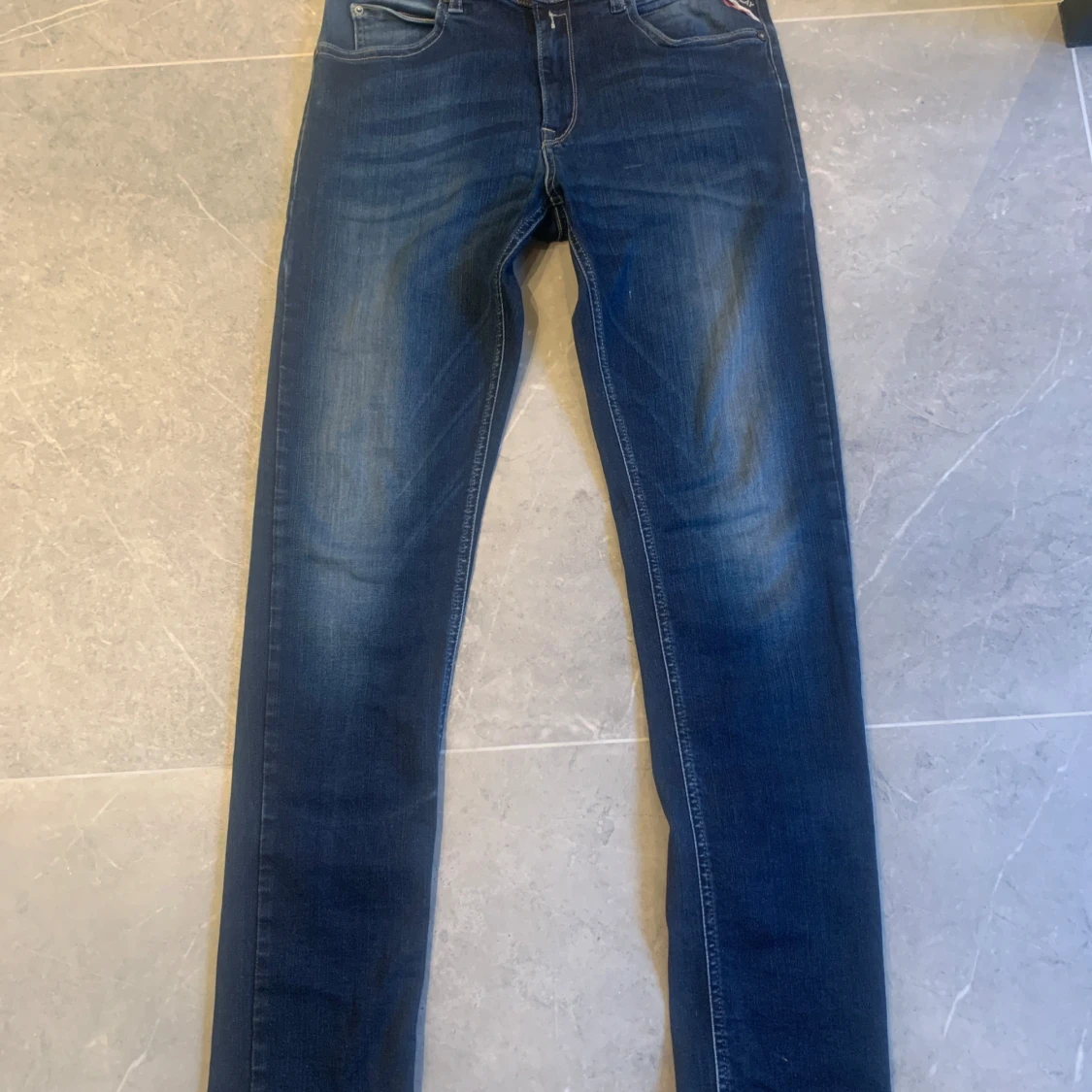 Replay Hyperflex mörkblå jeans aldrig använda