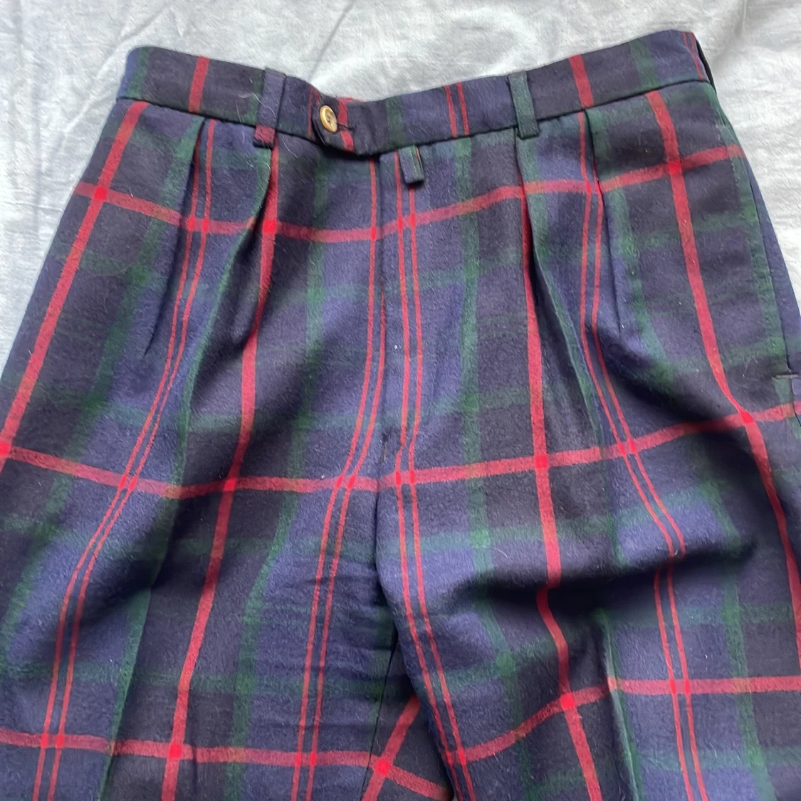 Vintage Rutig kostymbyxa från Gant - 2