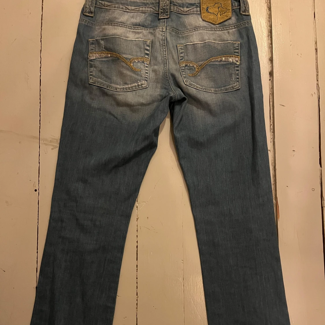 Blå bootcut jeans från Vero Moda - 1