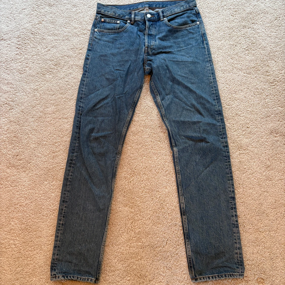 Arket mörkblå jeans  - 1