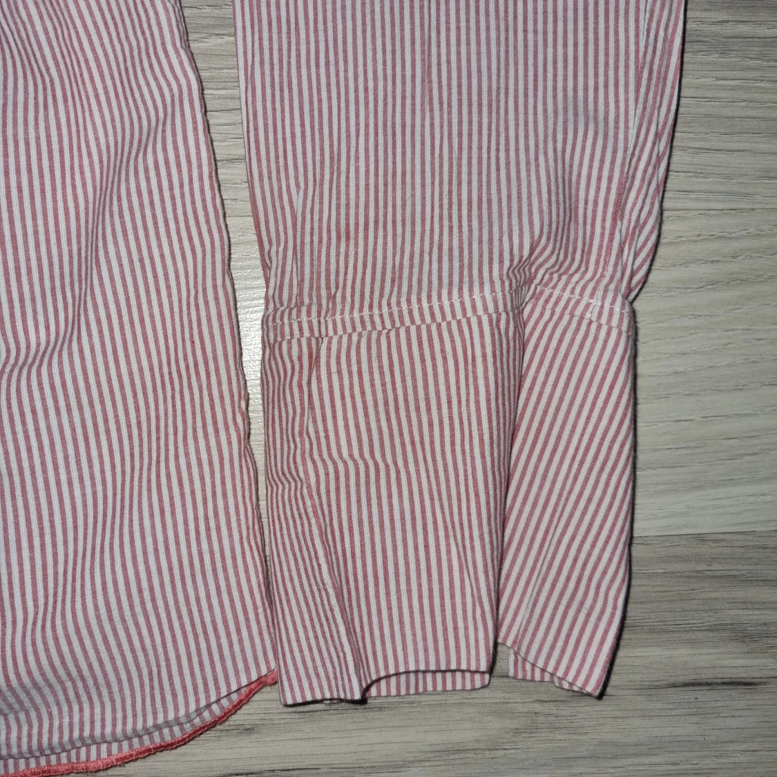 Rosa- och vitrandig blus - 4