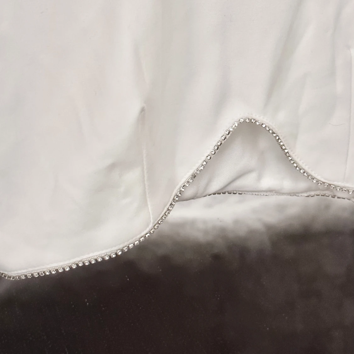 Vit croppad topp från Zara - 3