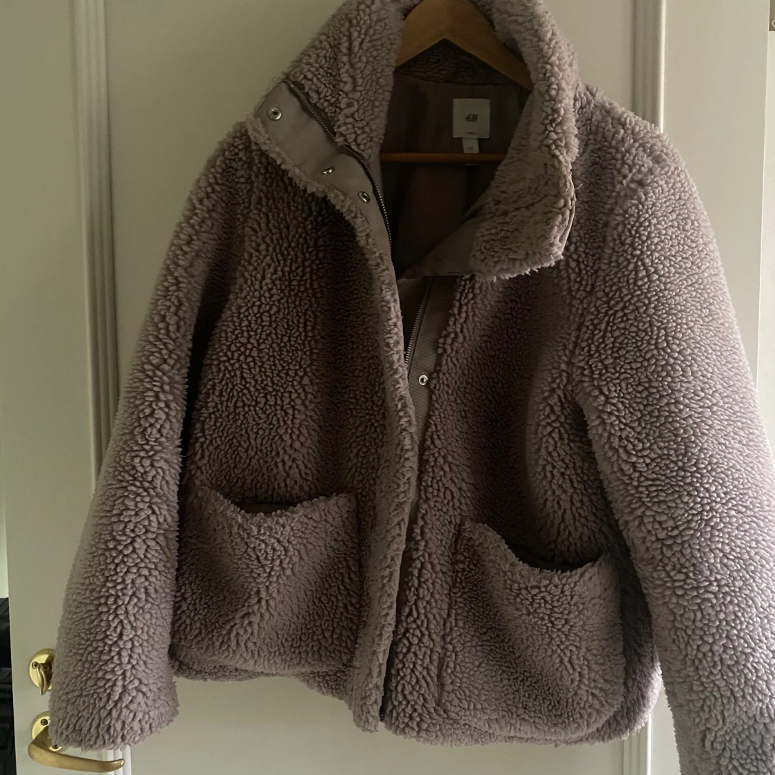 Beige teddyjacka  - 2