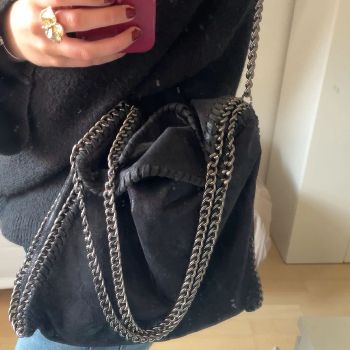 Axelväska med kedja  - 2