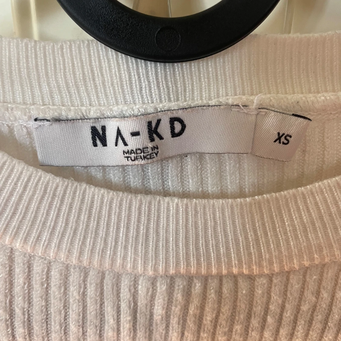 Vit långärmad tröja - 1