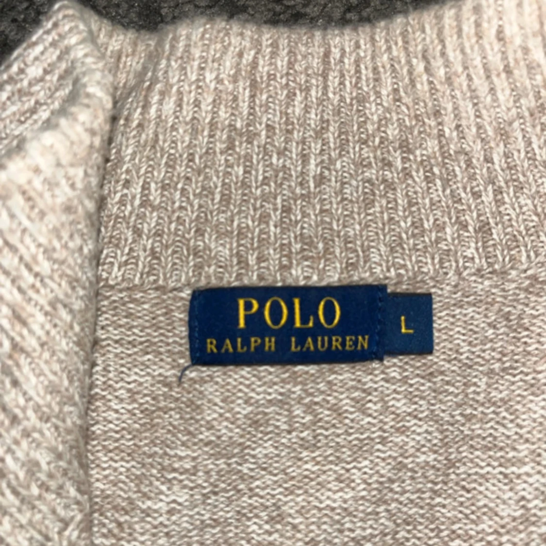 Beige tröja med dragkedja från Polo Ralph Lauren - 2