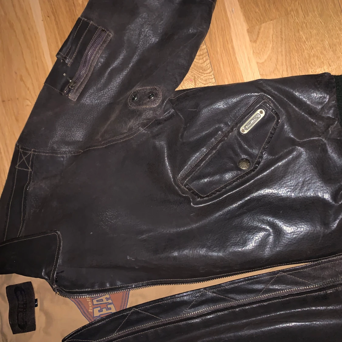 Svart skinnjacka - 3