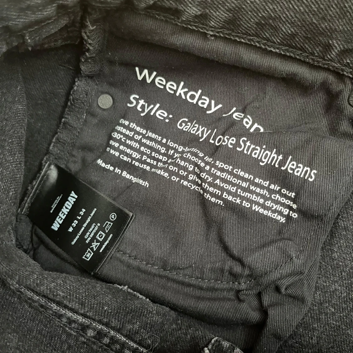 Svarta jeans från Weekday - 2