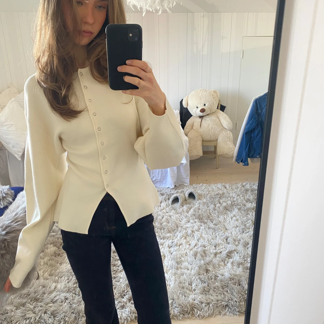 Beige kofta från Gina Tricot - 2