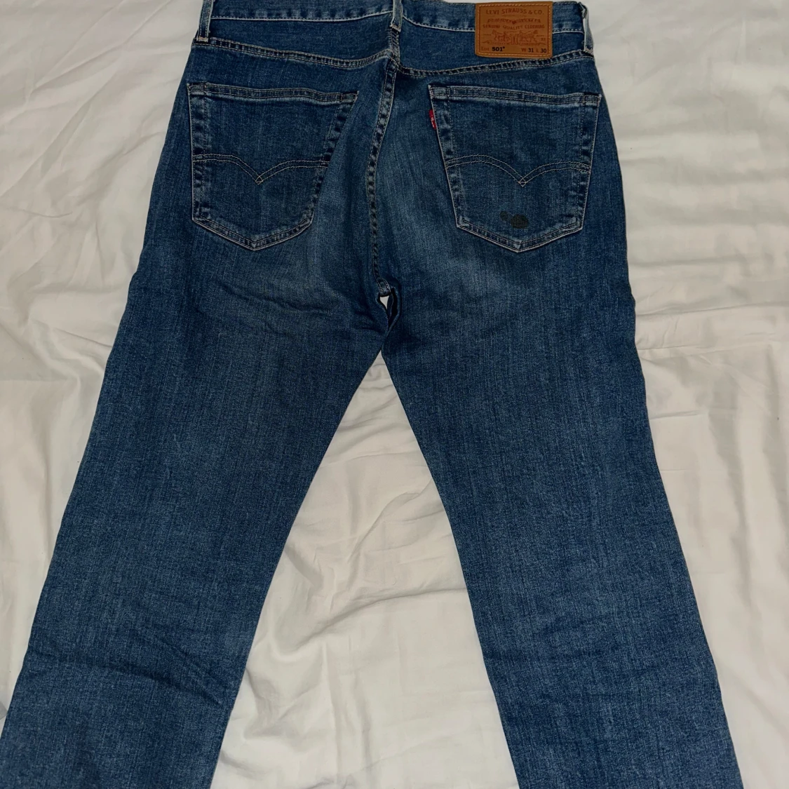 Blå jeansbyxor från Levi's - Modell 501 W31L30 - 1