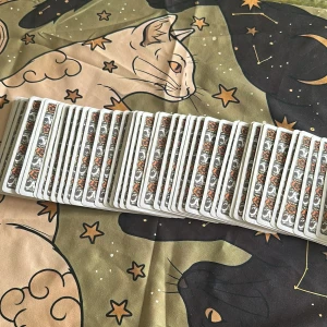 Tarotkortlek med kattmotiv - Säljer tarot läsningar (inte korten) man får fråga precis vad som helst. ❤️har hållit på med tarot i nästan 5 år nu. 50kr för en läsning. 