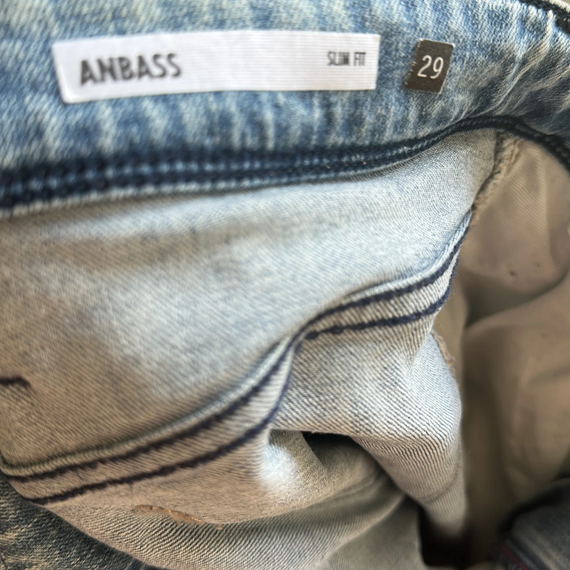 Replay Anbass ljusblå slim jeans 29 - 2