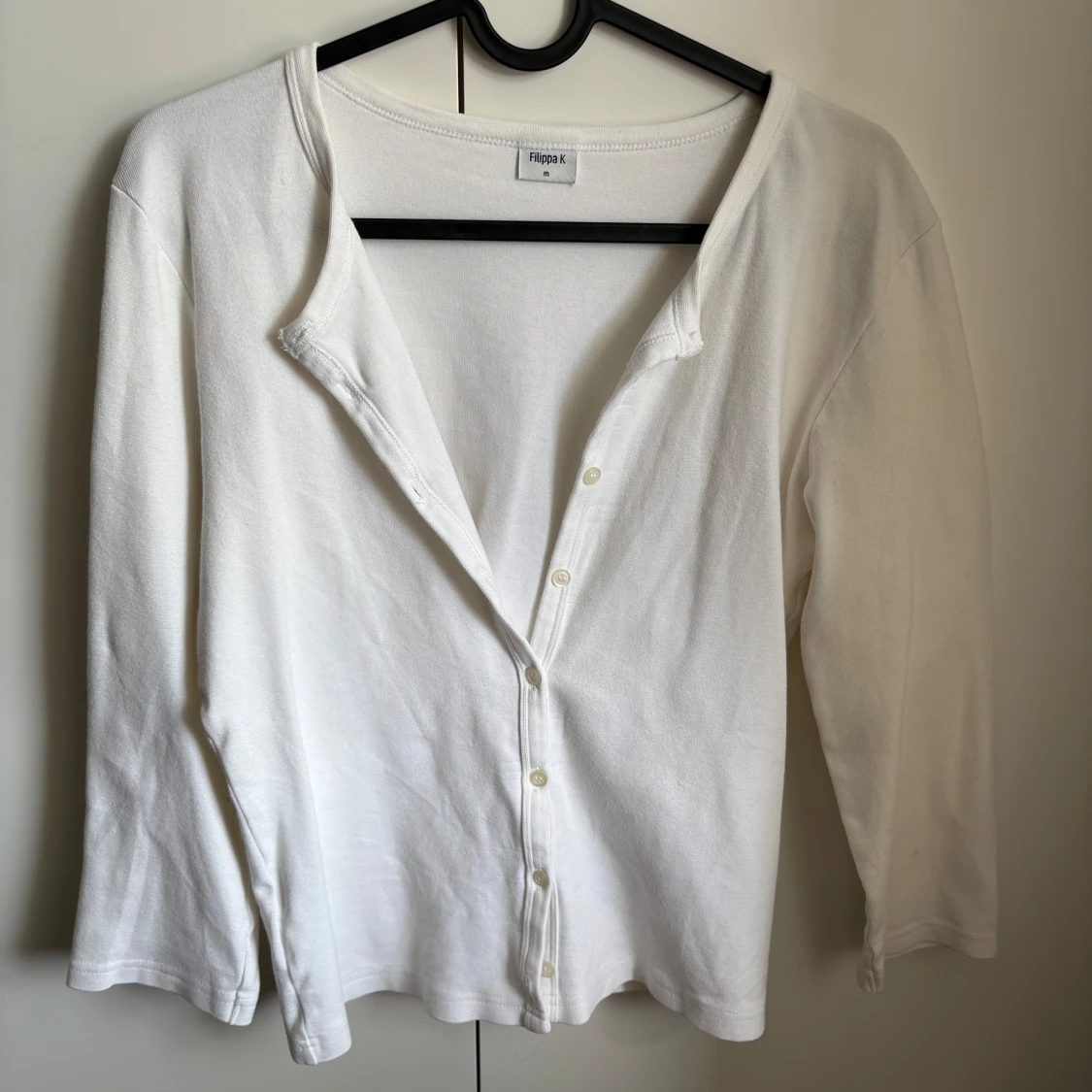 Vit kofta från Filippa K i bomull