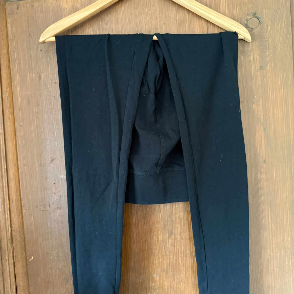 Svarta leggings i bomull - 1