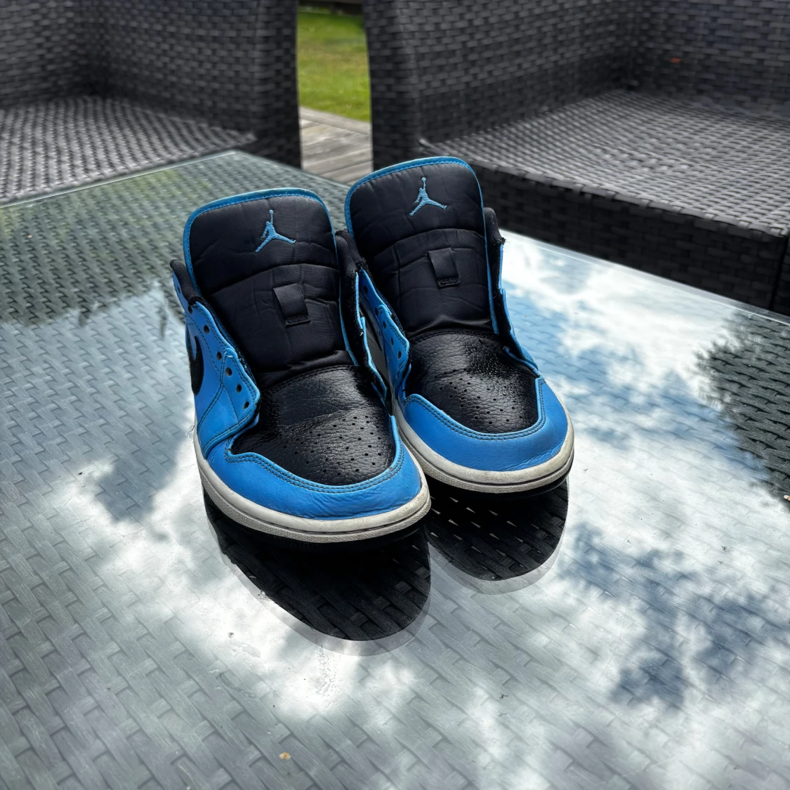 Nike Air Jordan 1 Low blå/svart