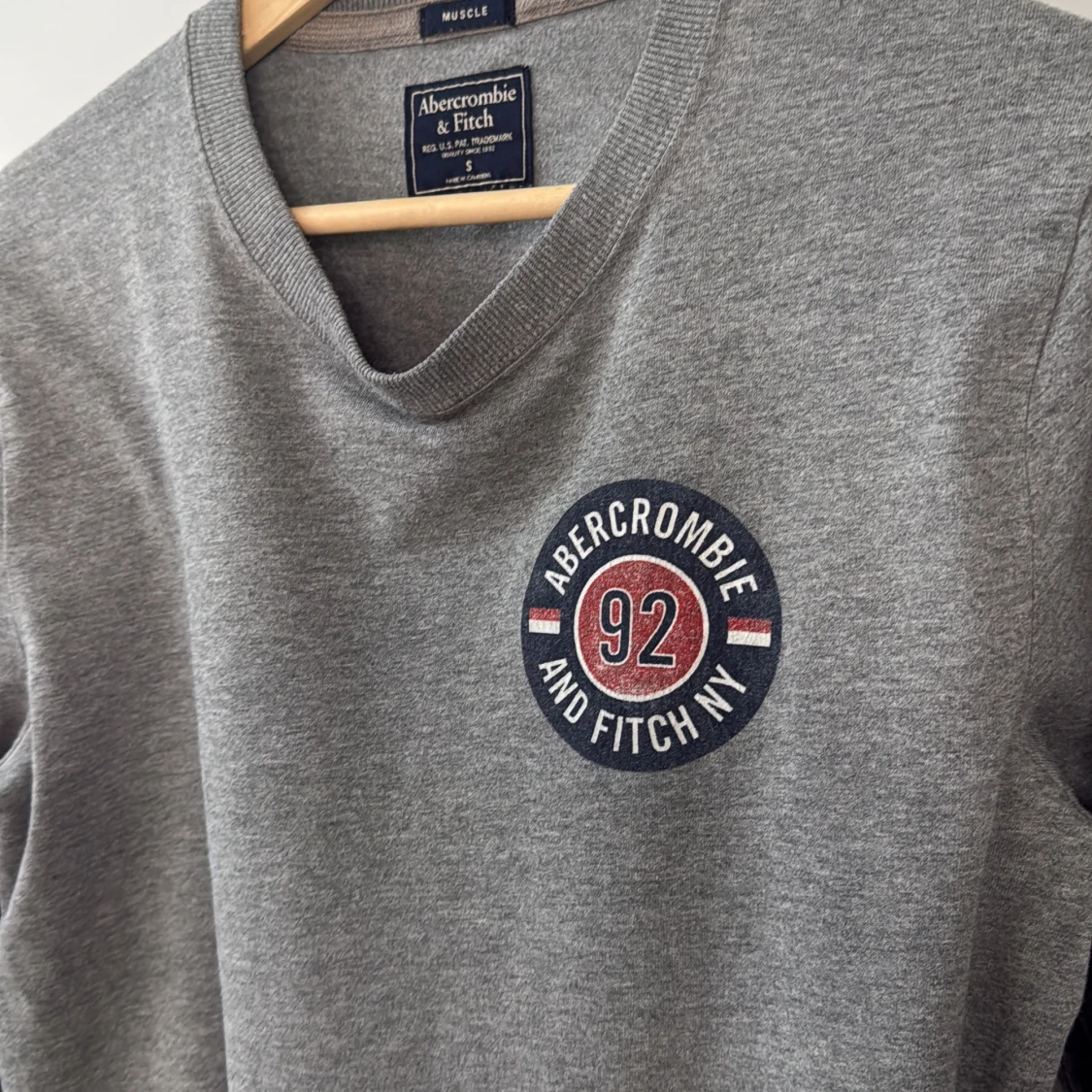 Grå långärmad tröja Abercrombie S - 3