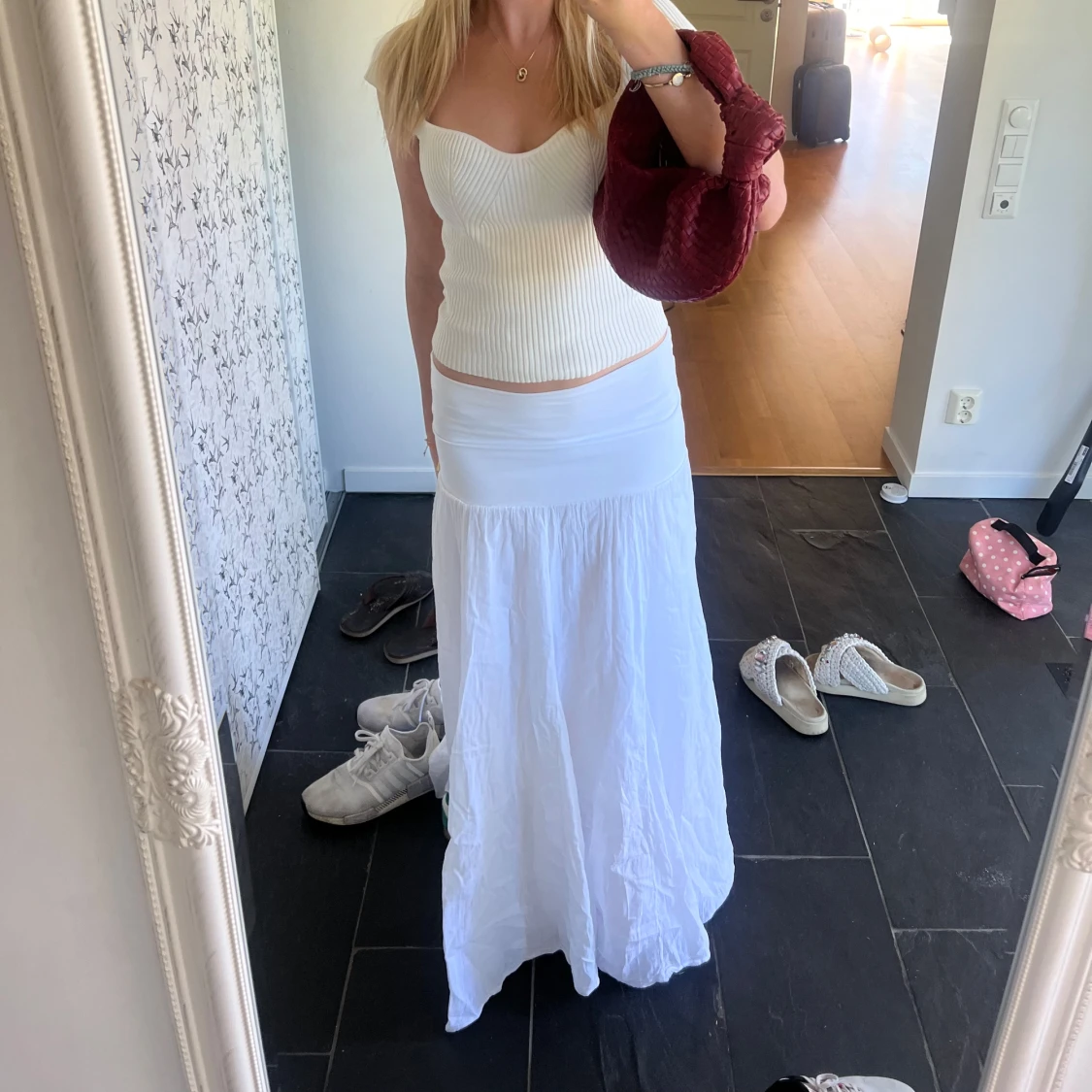 Superfin långkjol🤍🤍 - 3