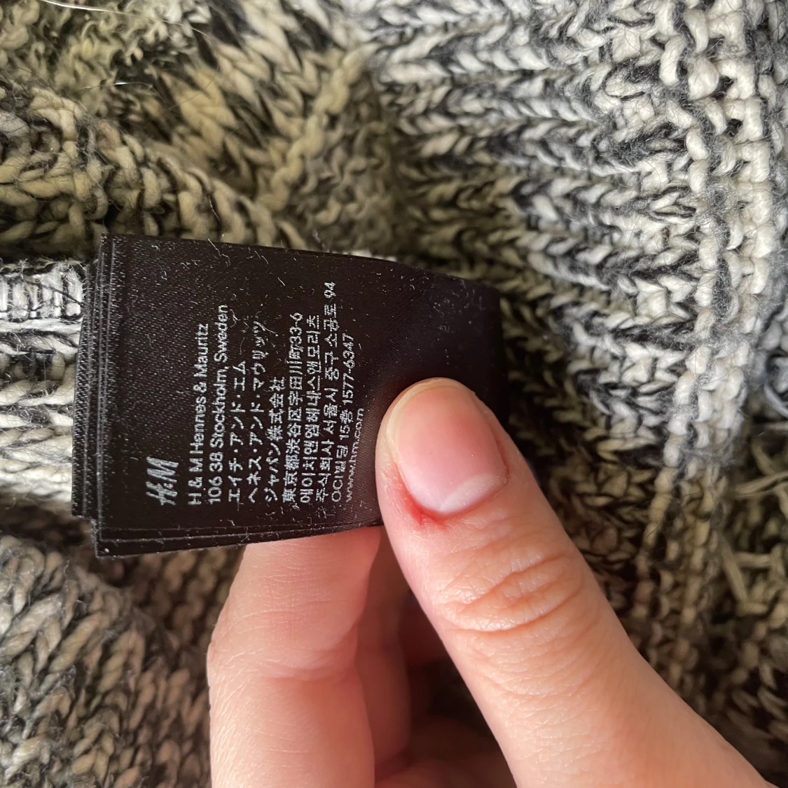 Mönstrad stickad tröja från H&M - 2