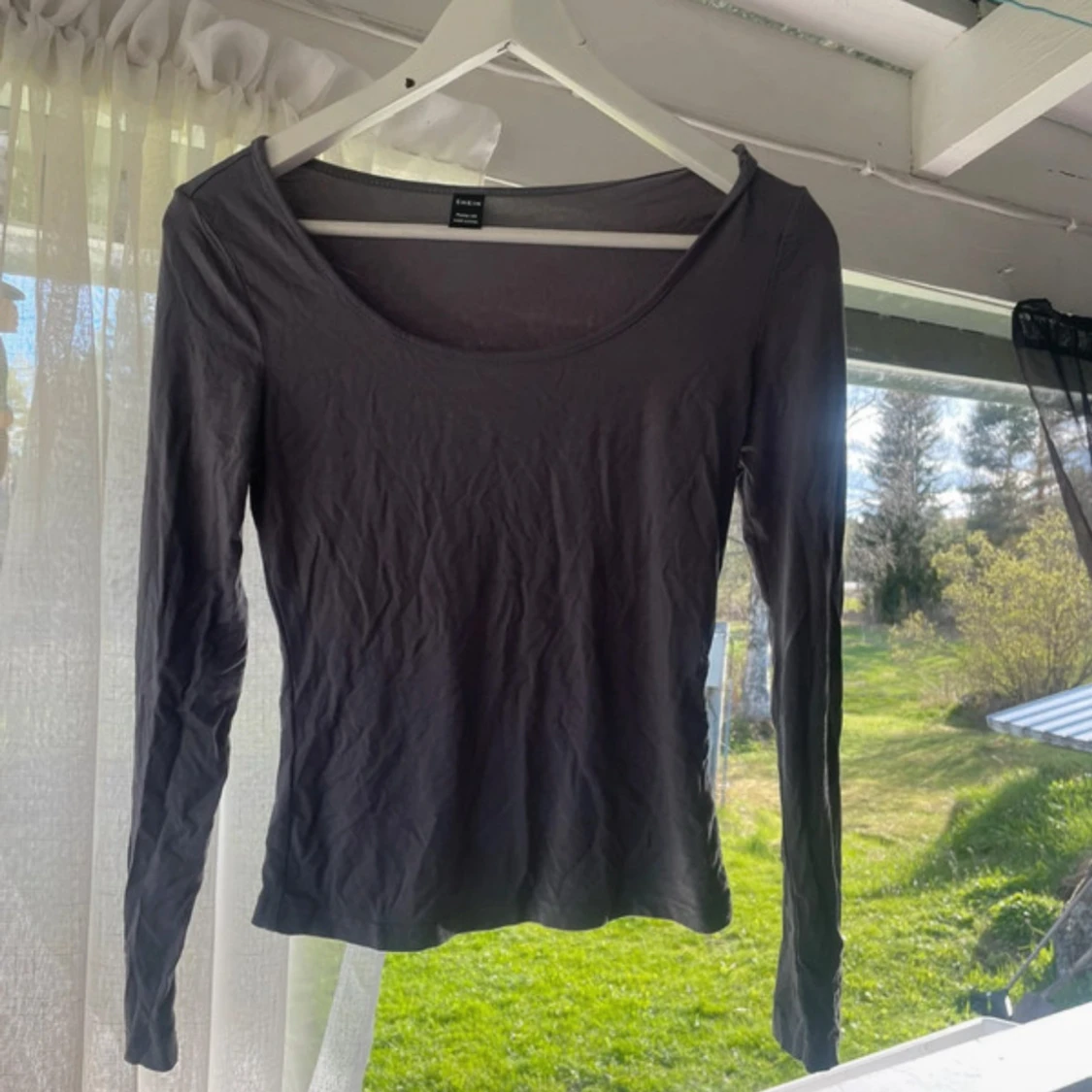 Grå långärmad topp från SHEIN - 1