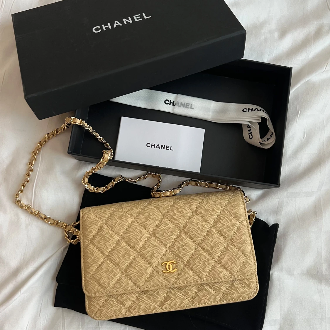 Butter yellow quiltad axelväska - 2