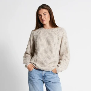 Beige stickad tröja - Säljer en mysig beige stickad tröja i storlek M från lager 157.