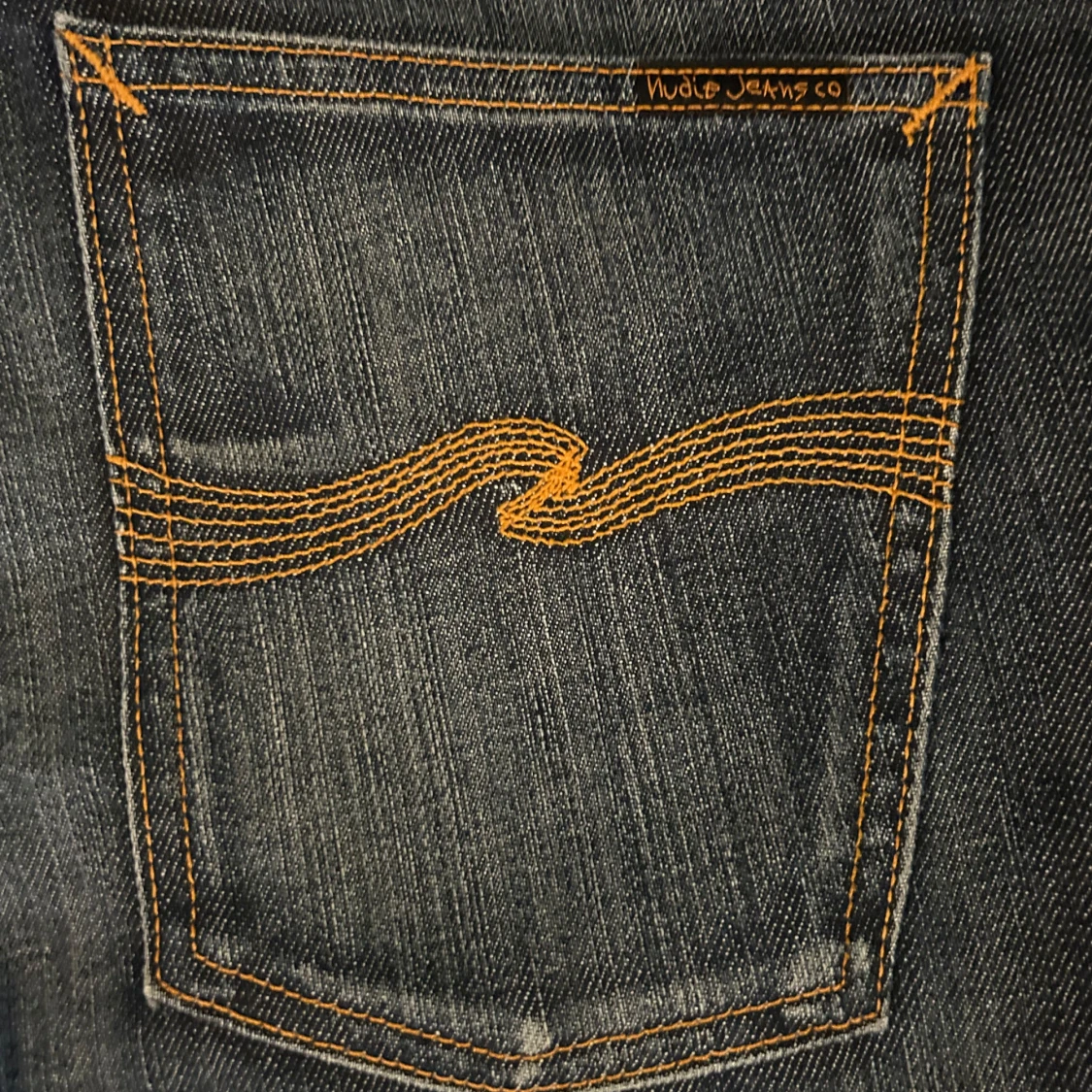 Mörkblå Nudie Jeans slim Jim  - 2