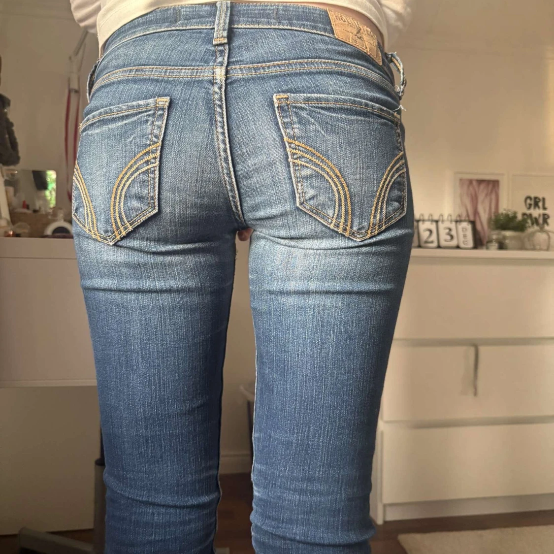 Blå jeans från Hollister