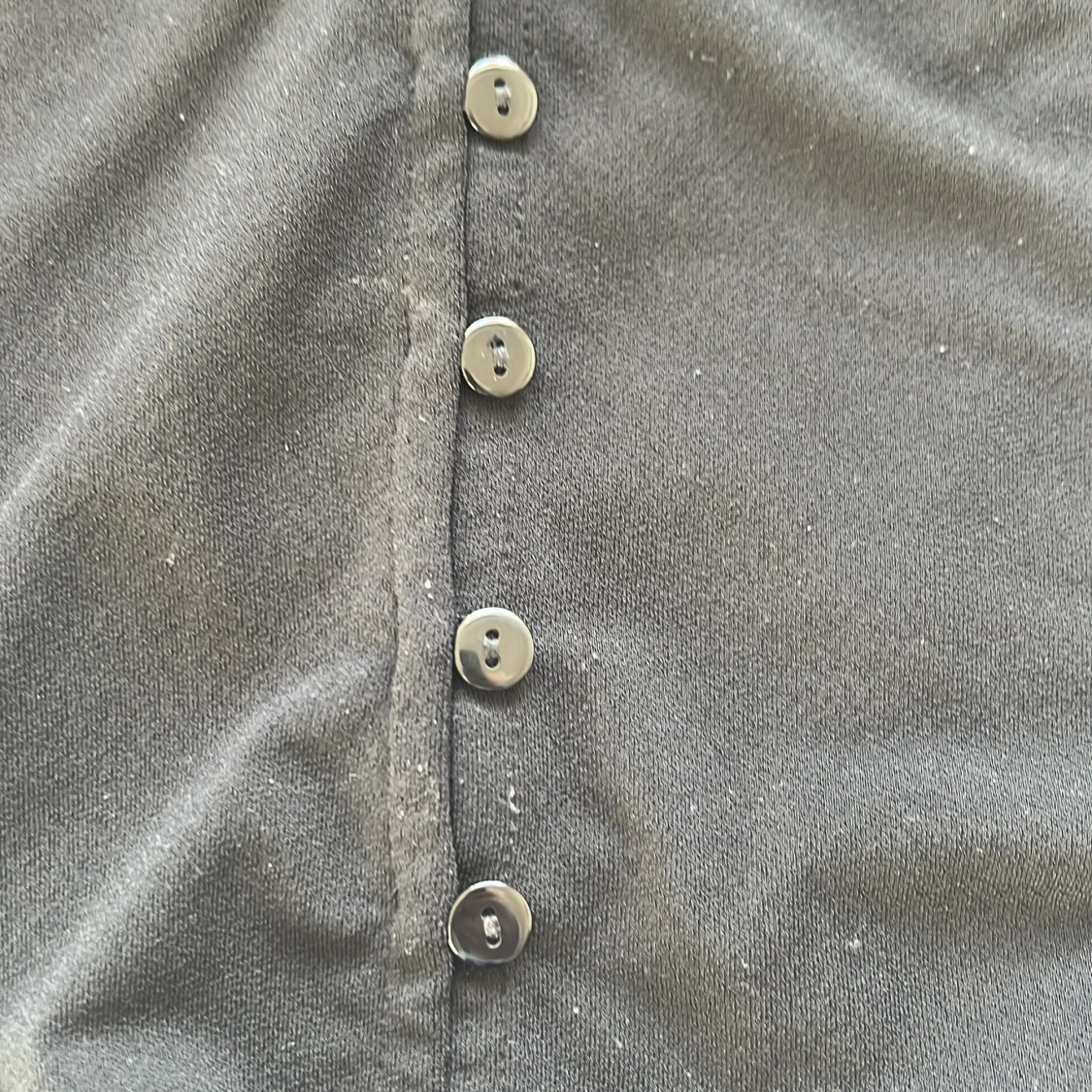 Svart kortärmad topp från Bik Bok - 4