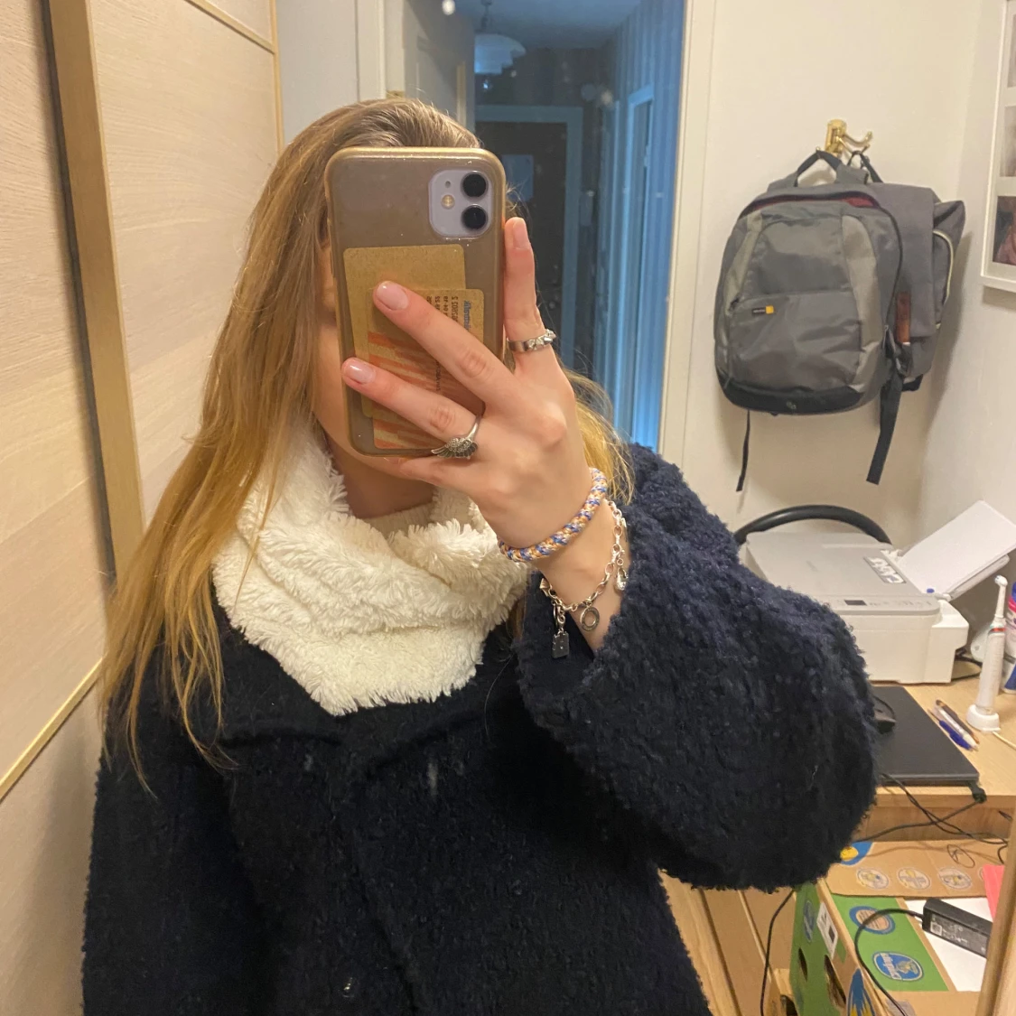 Vit halsduk från H&M