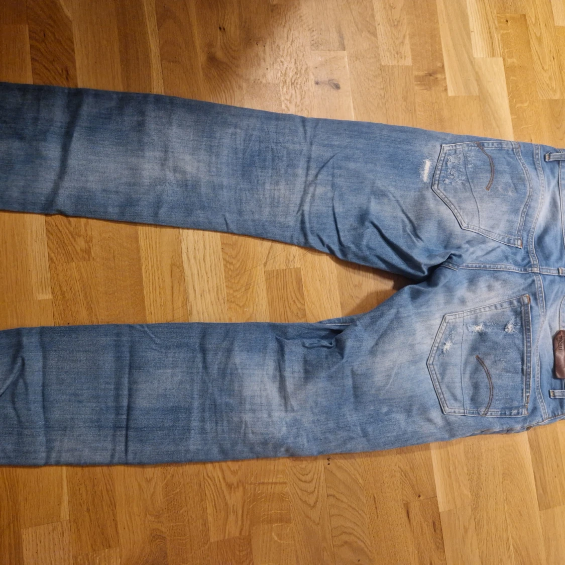 Blå slitna jeans G-Star 34/32 - 1