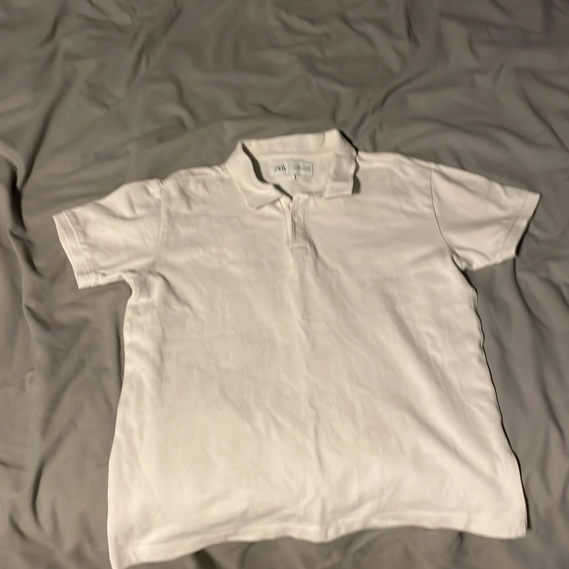 Vit pikétröja från Zara