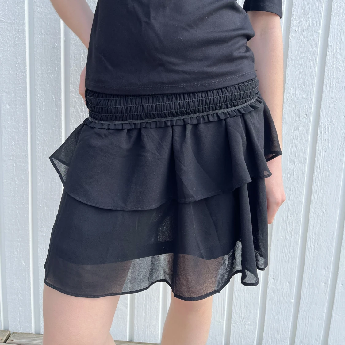 Svart volangkjol - 2