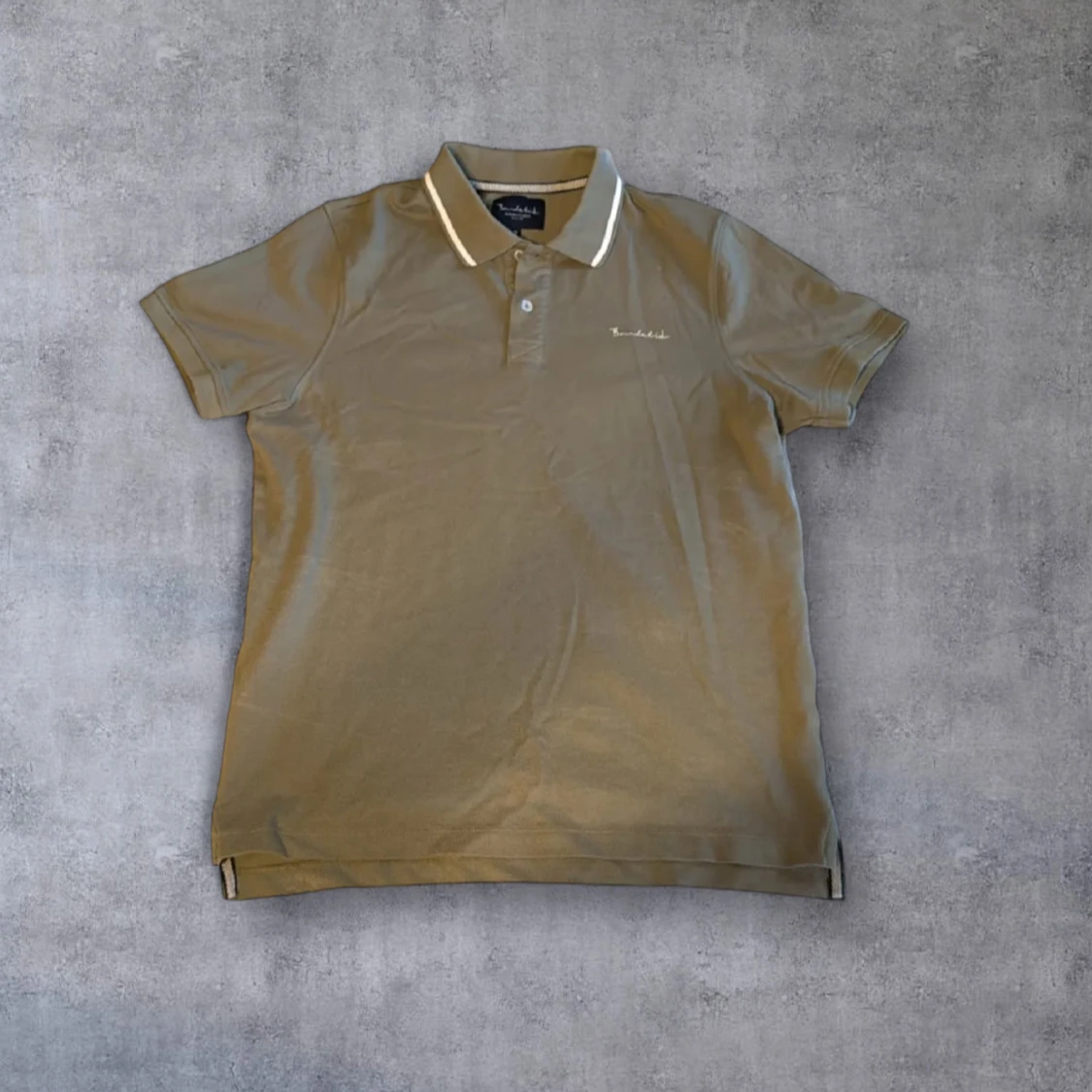 Olivgrön pikétröja från Bondelid - 1